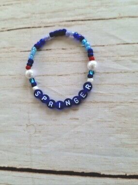 Baseball Fan Friendship Bracelet Beaded Accessory New Handmade